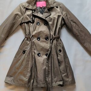 Betsey Johnson Brown Trench Coat
